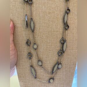 Loft Two Strands Layered Necklace‎